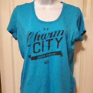 Under Armour Heat Gear shirt "Charm City" workout